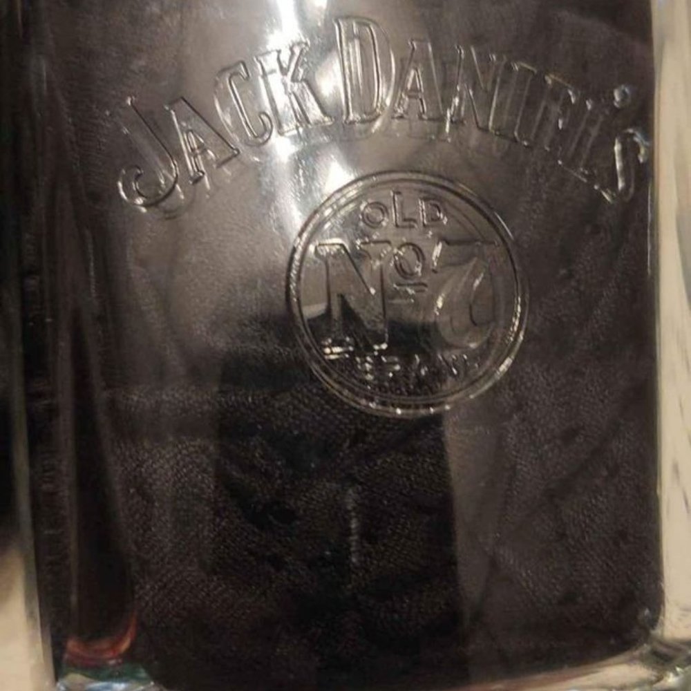 Jack Daniels Embossed Rock Glass
